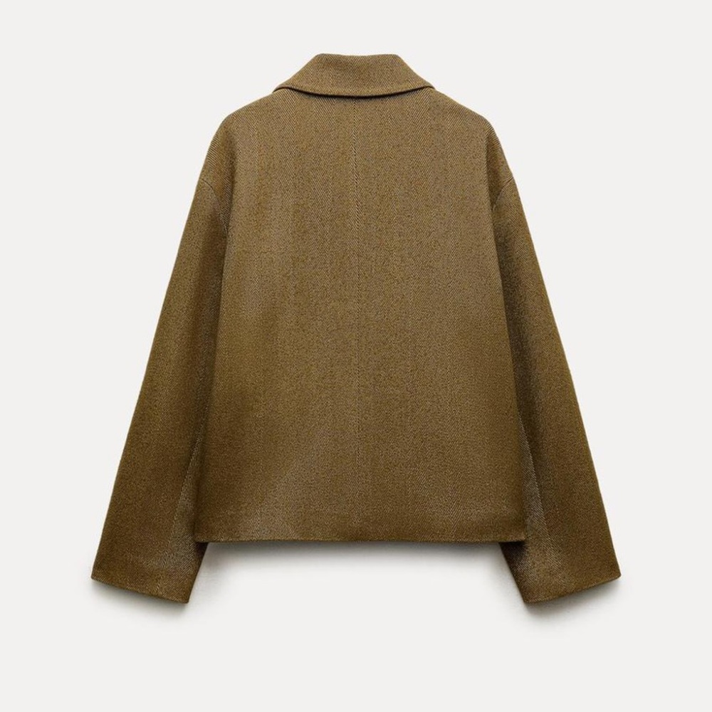 NWT Zara herringbone jacket - Picture 9 of 13